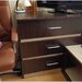 Vand dormitor colt Wenge/Oak si comoda