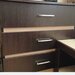 Vand dormitor colt Wenge/Oak si comoda